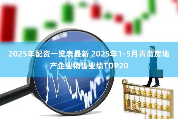 2025年配资一览表最新 2025年1-5月青岛房地产企业销售业绩TOP20